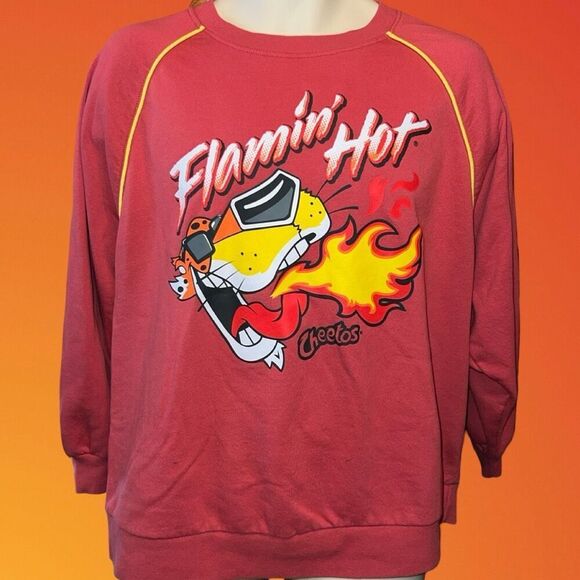 Flamin Hot Cheetos Sweatshirt Size XL - Picture 1 of 4